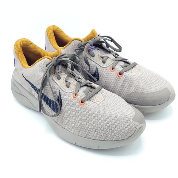 Nike Flex Experience Run 11 Next Nature gray purple yellow men's size 11 - Picture 2 of 9